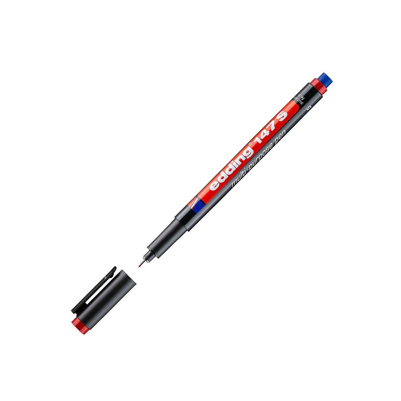 Edding 147 S Multi-Purpose Kalem Asetat Kalemi Kırmızı