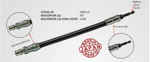 Makita B-51867 Esnek Sert Bits Uç Tutucu Uzatma 300 mm