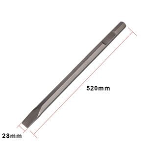 Makita D-61575 28.6 mm Altıgen Şaftlı Yassı Keski 520 mm
