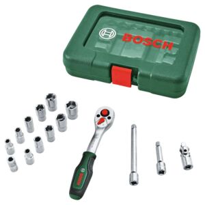 Bosch 1600A03EG1 1/4'' Cırcır Lokma Takımı 15 Parça