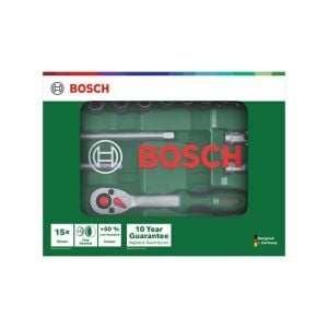 Bosch 1600A03EG1 1/4'' Cırcır Lokma Takımı 15 Parça