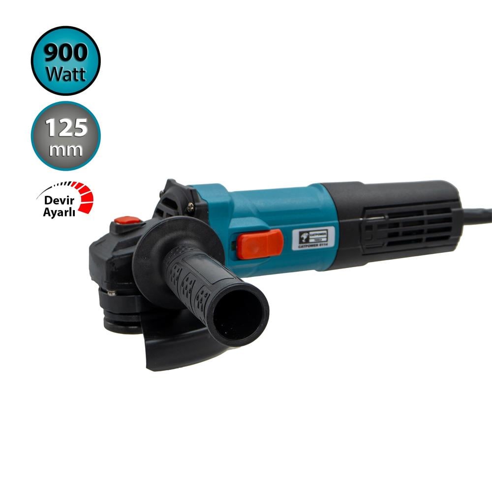 CatPower 6114 Devir Ayarlı Avuç Taşlama 125 mm 900 Watt