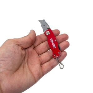 Viptec VT875158 Katlanır Mini Maket Bıçağı 10mm (5 Adet Yedekli)