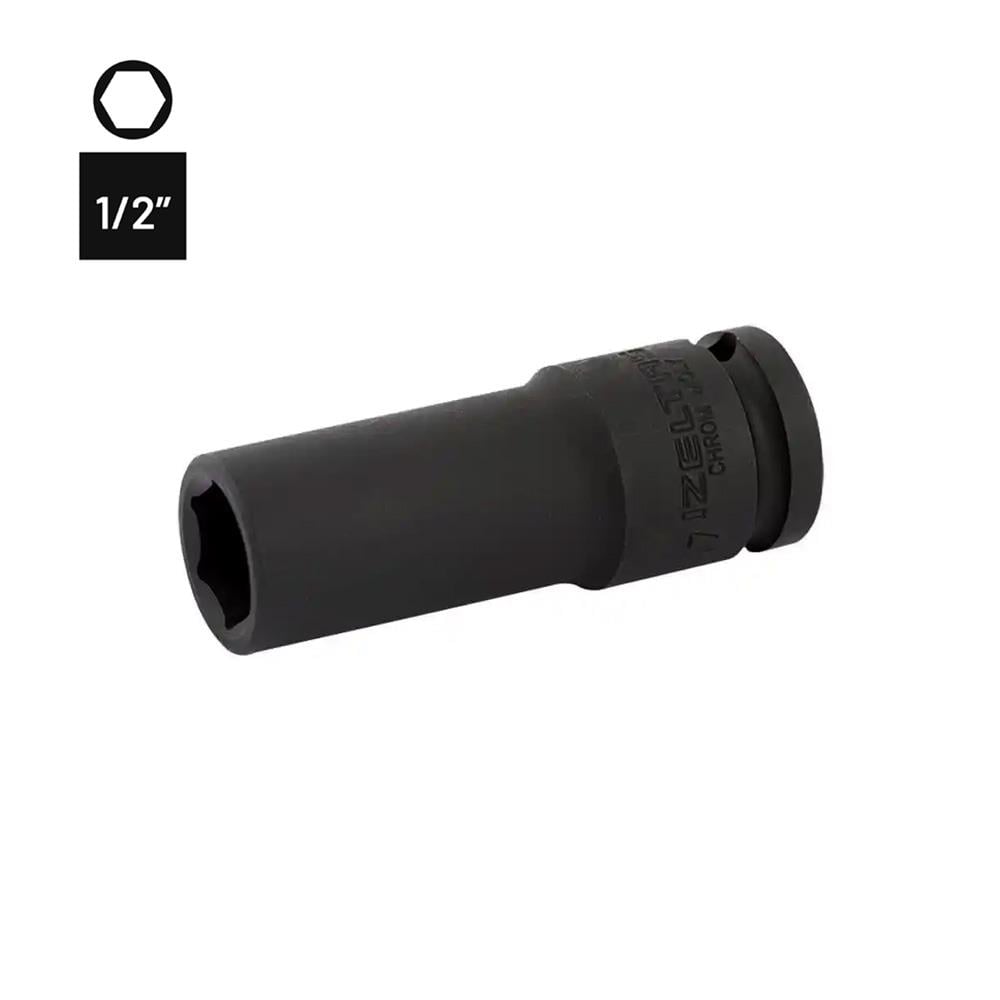 İzeltaş 1/2'' Altı Köşe Havalı Derin Lokma Anahtar 19 mm