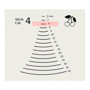 Kirschen 3104 Düz Oluklu Ağız Oyma Iskarpelası Cut4 - 35mm (3104035)
