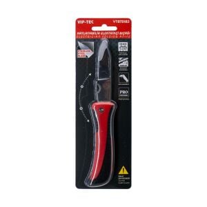 Viptec VT875182 Katlanabilir Paslanmaz Elektrikçi Bıçağı