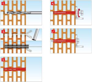 Tox Bizeps Tuğla Paralel Roket Dübel 10x90 mm 25 Adet