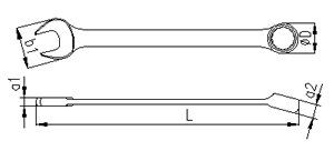 İZELTAŞ Kombine Anahtar Uzun Boy 11 mm