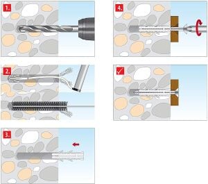 Tox Barracuda Plastik Dübel 14x70 mm 20 Adet