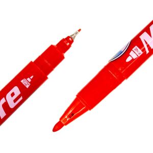 Mercure MC-107-K Permanent Asetat Çift Taraflı CD Kalemi Kırmızı