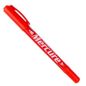 Mercure MC-107-K Permanent Asetat Çift Taraflı CD Kalemi Kırmızı