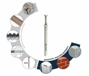 Tox Attack Çivili Plastik Dübel 6x60 mm 50 Adet