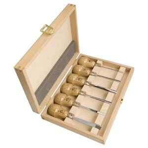 Kirschen Two Cherries Ahşap Oyma Iskarpela Seti Avuç İçi Armut Saplı 6 Parça