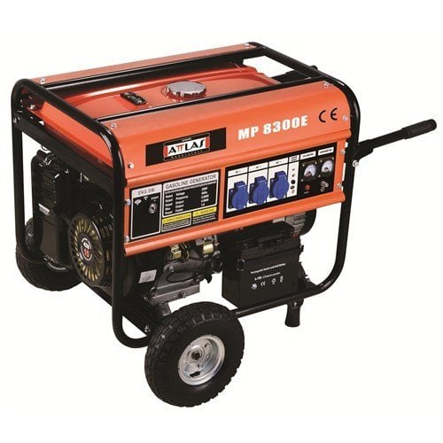 ATTLAS MP8300E Monofaze Benzinli Jeneratör Marşlı