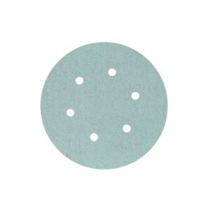 Yeşil Esnek Cırtlı Disk Zımpara 150 mm 6 Delikli 320 Kum