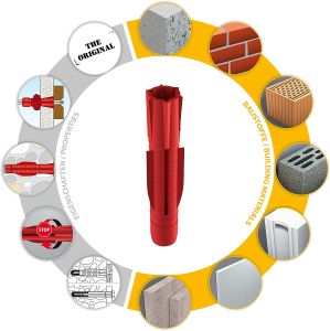 Tox Tri Plastik Dübel 10x61 mm 50 Adet