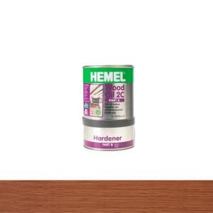 Hemel 15073 Wood Oil 2C Ahşap İçin Doğal Yağ 900ml Mahogany