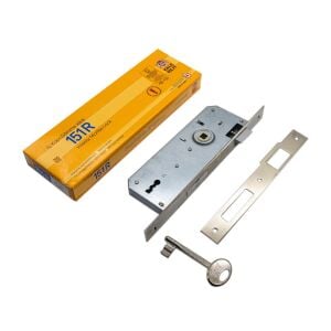 Kale 151R/35 Ekstra Gömme İç Kapı Kilit Tek Anahtarlı 35mm Nikel