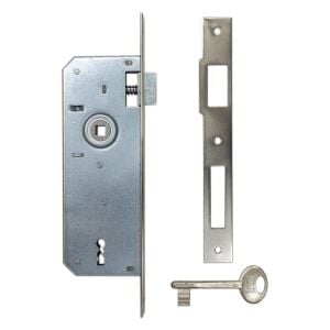 Kale 151R/35 Ekstra Gömme İç Kapı Kilit Tek Anahtarlı 35mm Nikel