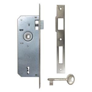 Kale 151R/35 Ekstra Gömme İç Kapı Kilit Tek Anahtarlı 35mm Nikel