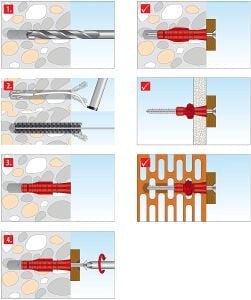 Tox Tri Plastik Dübel 14x75 mm 20 Adet