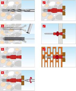 Tox Tri Plastik Dübel 14x75 mm 20 Adet