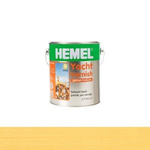 Hemel 13248 Yacht Varnish Şeffaf Parlak Yat Verniği 2.5L