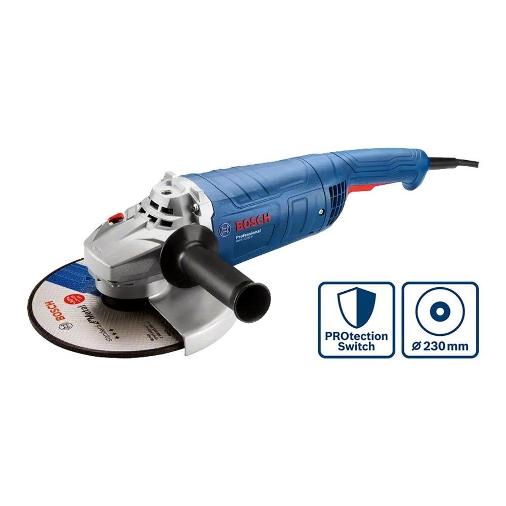 Bosch GWS 2200-230 P Profesyonel Büyük Taşlama Makinesi 230mm 2200W