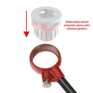 Virax 136490 Manuel El Tipi Pafta Cırcır Kolu (1 1/2'' - 2'')