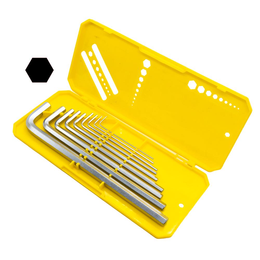 6479 Uzun Tip Hex L Allen Anahtar Takımı 9 Parça