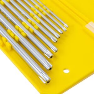 6478 Uzun Tip Delikli Torx L Allen Anahtar Takımı 9 Parça