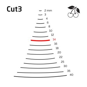 Kirschen 3103014 Düz Oluklu Ağız Oyma Iskarpela Cut3 - 14mm
