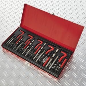 5444 Helicoil Seti Vida Diş Tamir Takımı 131 Parça (Metal Kutu)