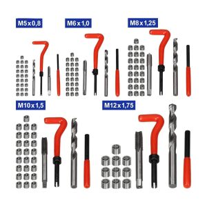 5444 Helicoil Seti Vida Diş Tamir Takımı 131 Parça (Metal Kutu)