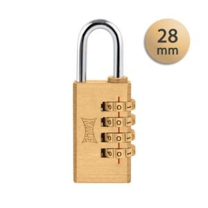 Kale Kilit 4 Basamaklı Şifreli Asma Kilit Prinç 28 mm