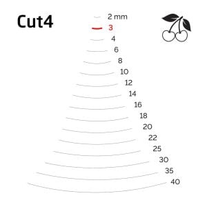 Kirschen 3125003 Bükük Oluklu Kaşık Ağız Oyma Iskarpela Cut4 - 3mm