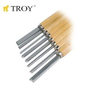 TROY 25008 Ahşap Torna Bıçak Seti 8 Parça