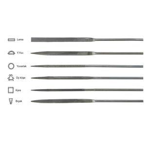 Vinko VI29309 Saatçi Eğe Seti 140 mm 6 Parça