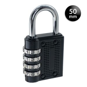 Ymk-1350 Dört Basamaklı Şifreli Asma Kilit Siyah 50 mm