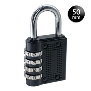 Ymk-1350 Dört Basamaklı Şifreli Asma Kilit Siyah 50 mm