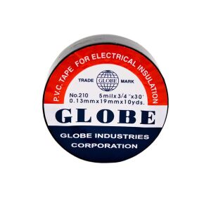 Globe 210 Elektrik İzole Bant 19 mm x 10 Yds - Siyah