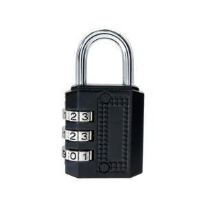 Ymk-1338 Üç Basamaklı Şifreli Asma Kilit Siyah 38 mm