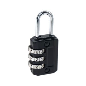 Ymk-1325 Üç Basamaklı Şifreli Asma Kilit Siyah 25 mm