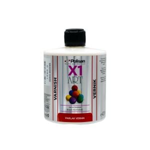 Polisan X1ART Akrilik Şeffaf Parlak Vernik 420ml