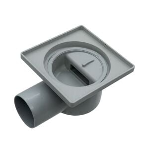 Mesa Teknik 10x10 Yandan 50mm Çıkışlı Koku Önleyicili Yer Süzgeci