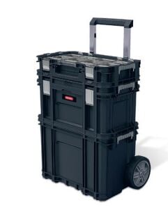 KETER Connect Smart Rolling Organizerli 3 Katlı Tekerlekli Takım Çantası