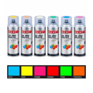 Best Elit Floresan Sprey Boya 400 ml - Sarı