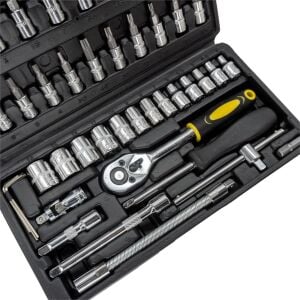 5587 1/4'' Bits Uçlu Mini Lokma Anahtar Takımı 46 Parça