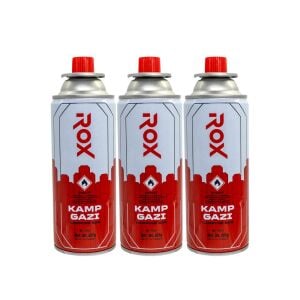 ROX Kamp Ocak Gazı Valfli Kartuş 227gr - 3 Adet