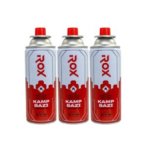 ROX Kamp Ocak Gazı Valfli Kartuş 227gr - 3 Adet